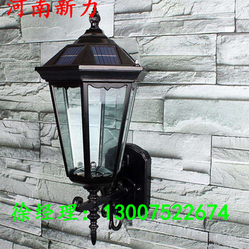 新款戶外方形柱頭燈廠家批發(fā)室外花園圍墻燈防水門(mén)柱燈地坪燈河南新力