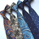 供應時尚男士領帶，定制批發，圖片2