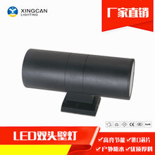 LED户外壁灯单头双头欧式阳台庭院防水酒店围墙柱子景观工程射灯图片