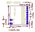 小体积SI4463无线模块SPI接口150—915MHz厂家直销可定制ETS4463RF1213图片