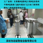 豪华摆闸门禁系统速通门大厦楼宇人行通道刷卡指纹通行闸机厂图片4