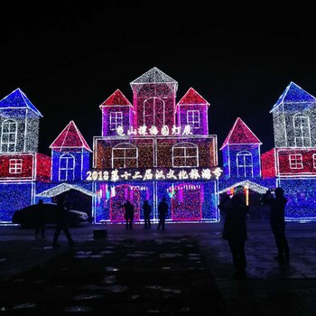 黄南灯光节生产厂家多彩作品装点城市夜色灯光节策划