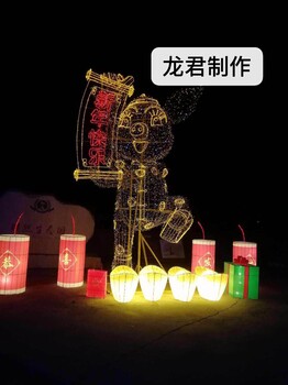 南昌一年一度的灯光展制作厂家报价登场灯光展厂家中国风元素闪耀