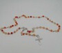 新款飾品純手工九字針天然西瓜紅混色瑪瑙長(zhǎng)款項(xiàng)鏈毛衣鏈廠家