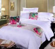 星級酒店四件套酒店布草床上用品全棉套件廠家定制