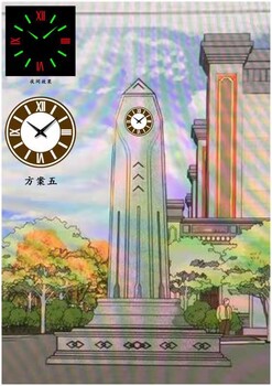 北京供应烟台启明LED夜光塔钟参数