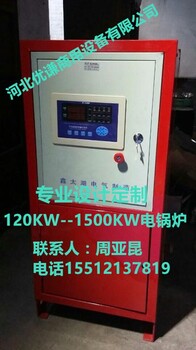 河北优谦商用设备公司定制120KW-1500KW电热锅炉