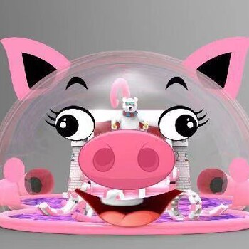 大型粉萌猪乐园出租吉祥猪模型设计制作出租出售