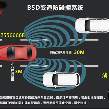 深圳BSD盲区监测防撞预警系统保途者厂家新品上市