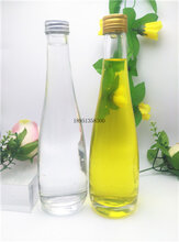 厂家直销晶白料玻璃瓶330ml依云矿泉水瓶果醋瓶饮料瓶图片