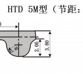 HTD-5M耐磨抗拉同步齿形带机械传动