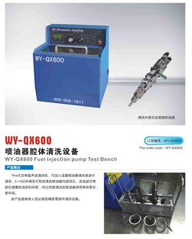 WY-QX600噴油器腔體清洗設(shè)備