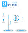 家用懒人拖把大号加宽尘推吸水棉线墩布替换头木地板旋转地拖排拖