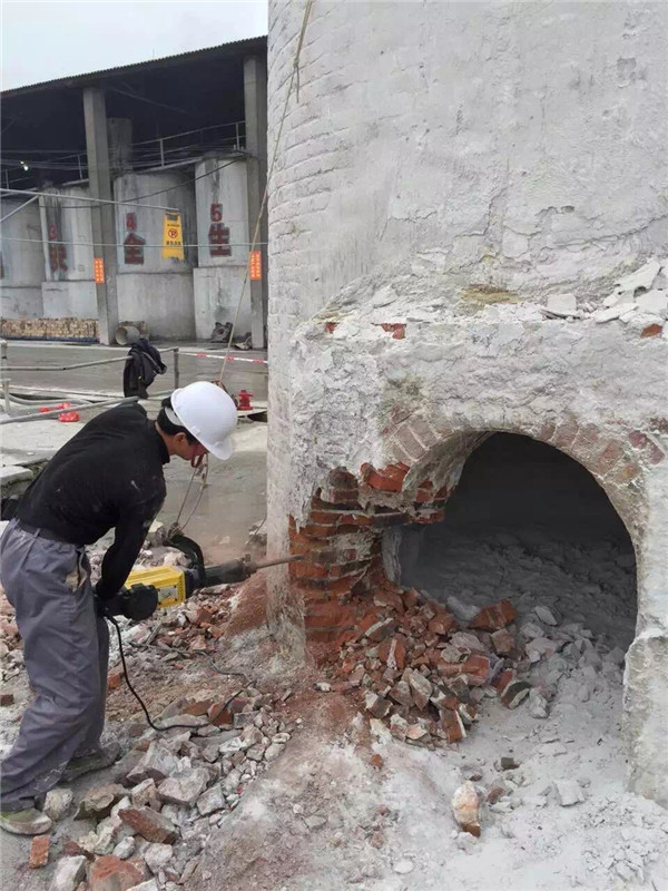 滨州锅炉房烟囱拆除公司口碑厂家