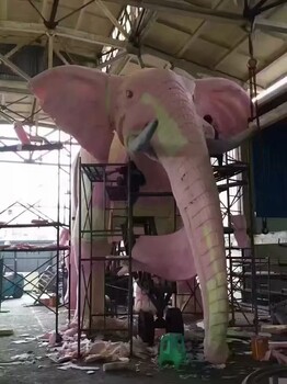 南通机械大象出租租赁活动宣传利器大型机械大象出租