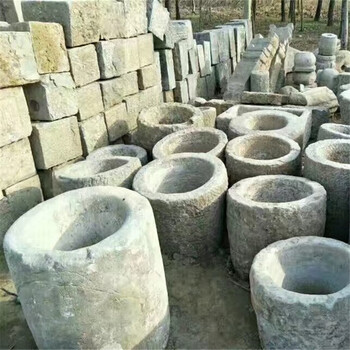 濟(jì)寧嘉旺木業(yè)老石雕老石板民間老石器古舊石器流水景廠家