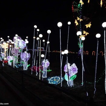 花灯园林亮化景点打卡点风车展调试厂家园林亮化