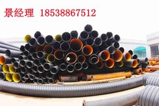 沈丘郸城hdpe双壁波纹管，聚乙烯钢带波纹管厂家图片2