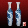 景德镇陶瓷花瓶生产厂家,山水陶瓷花瓶价格