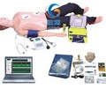 電腦高級心肺復蘇AED除顫儀模擬人(二合一)