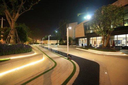 江苏淮安小区彩色透水混凝土枫彩地坪