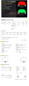 昊方RL90型号工业信号球灯