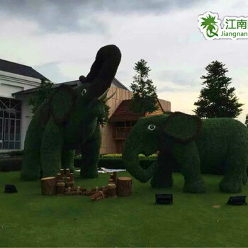 供应仿真动物，绿雕，江南园艺玻璃钢雕塑制作厂家