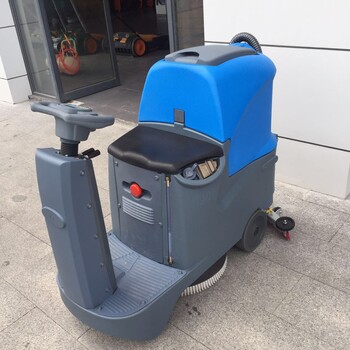 电瓶式功能清洗机车间商用地面洗地机驾驶型清洁设备