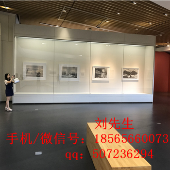 博物馆展柜制作厂家电动防爆玻璃展示柜恒温恒湿文物展示柜