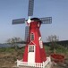 重庆木制水车防腐木景观水车荷兰风车脚踏水车厂家定制