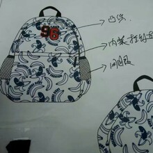 双肩书包定做，平口学生手提袋批发，学生书包加工厂
