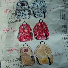 学生手提袋批发，韩版书包加工厂，时尚背包定做