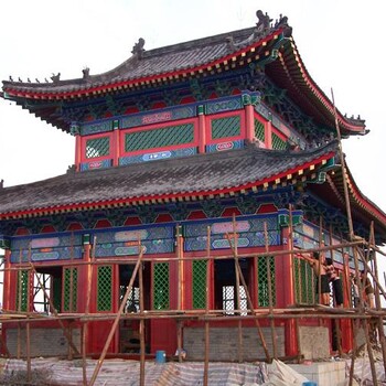 浙江温州古建筑公司-温州市景观钢结构公司-温州钢结构仿古建筑