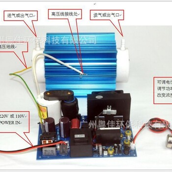 厂家陶瓷管20G/H臭氧发生器配件（臭氧高压电源+臭氧管）