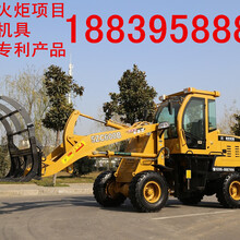 抓高7米大型双折臂农用抓草机