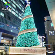 厂家提供发光圣诞树圣诞树场景布置大型圣诞节装饰图片