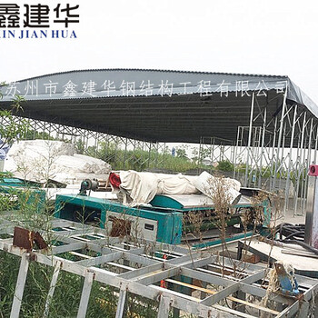 上海活动大仓库篷嘉定推拉大雨篷伸缩折叠棚遮阳蓬供应