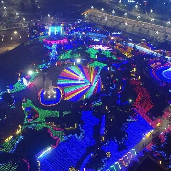 夏日聚集人氣的地方夢(mèng)幻燈光節(jié)冰雕展覽制作廠家