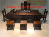 新中式老船木茶桌椅组合仿古实木古船木茶桌茶几沉船木茶台家具