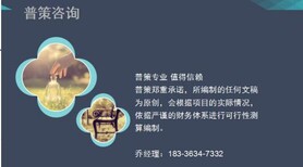 绍兴能做可研报告的公司√新互联网+图片0