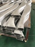 生产铝晟室内大厅波浪造型铝方通操作简单图片5