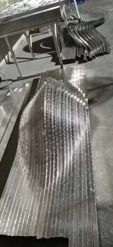 时尚铝晟室内大厅波浪造型铝方通款式