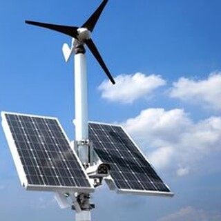 海拉尔太阳能发电，风力发电系统，风光互补太阳能发电系统，风力太阳能路灯图片2