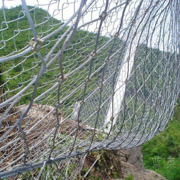 岩石防护网，路边岩石防护网，斜坡岩石防护网