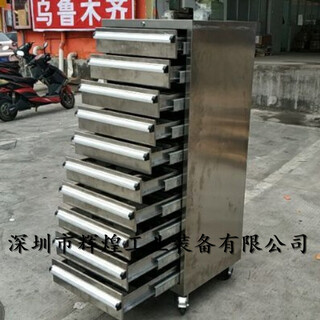 重型不锈钢移动工具车深圳钳工工具车定做图片1