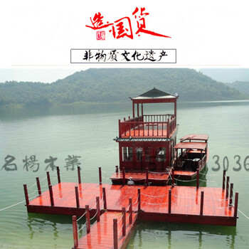 名揚(yáng)木船精心制造電動小畫舫雙層畫舫船餐飲船圖片規(guī)格參數(shù)