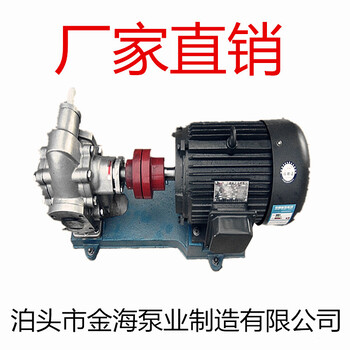 小流量KCB不锈钢泵铸铁泵输油泵食品泵保温泵