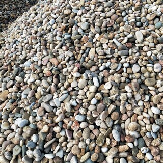 天然卵石人工湖庭院造景铺路鹅卵石图片4