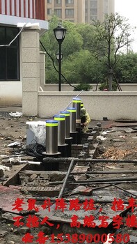 汉中汉台区升降路桩、汉中停车场门口升降柱、汉中升降路桩