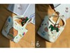 新款韓國東大門涂鴉菜籃包，洋氣的女士手提包